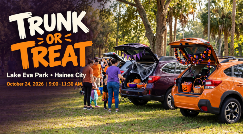 Trunk or Treat at Lake Eva Park: Join The Circus Arts Place for Halloween Fun!
